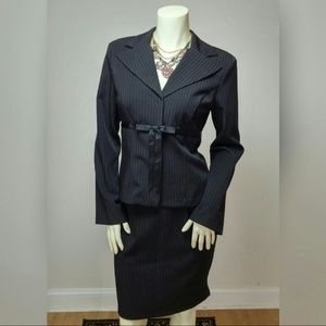 B Darlin pink striped suit